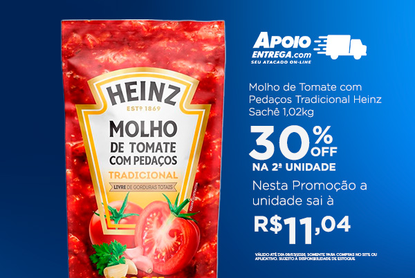 Molho Heinz - 02 até 8/03